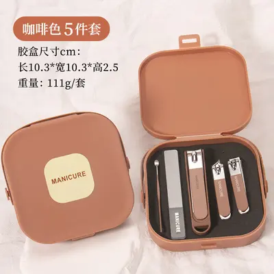 Nail clipper set with anti-splash protection, high quality - 8