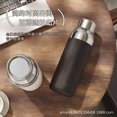 轻奢保温杯定制logo男女学生高颜值水杯节庆开业活动礼品定做印字