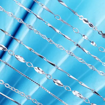 S925 sterling silver necklace, O-shaped box, snake bone chain