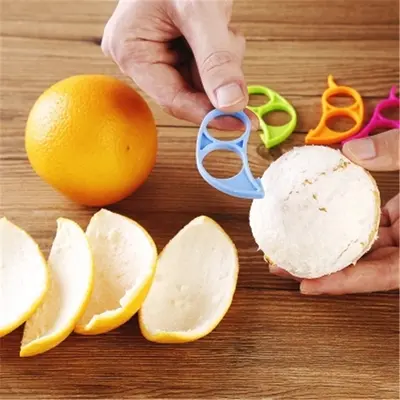 Orange peeler ring design plastic peeling tool - 3