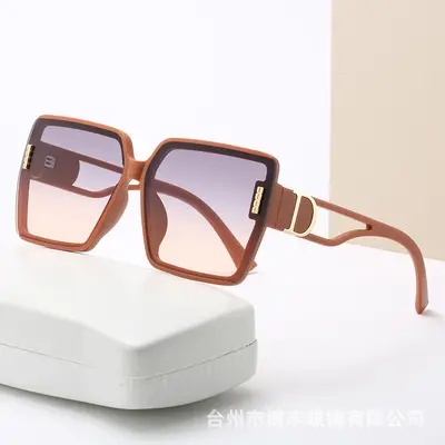 Damen-Sonnenbrille mit UV-Schutz, Trend-INS-Stil - 6