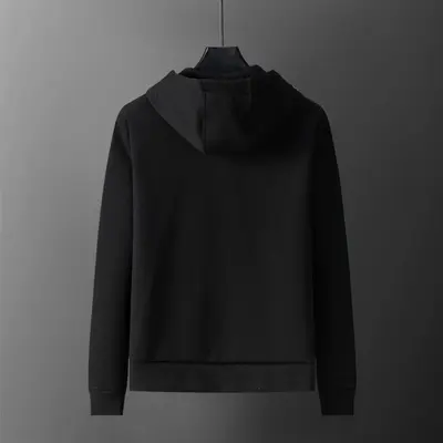 Baumwoll-Kapuzen-Trainingsanzug mit Reißverschlussjacke, Unisex