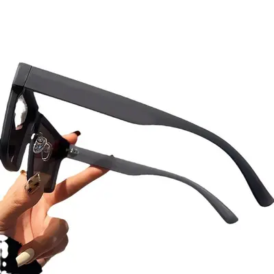 Herren-Sonnenbrille mit großem Rahmen, polarisiert, 16 cm - 6