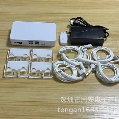 Desktop Phone Display Stand, Anti-Theft Alarm, with Charging Stand