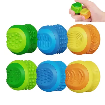 Multi-Texture Sensory Silicone Stone Stress Ball for Children - 5