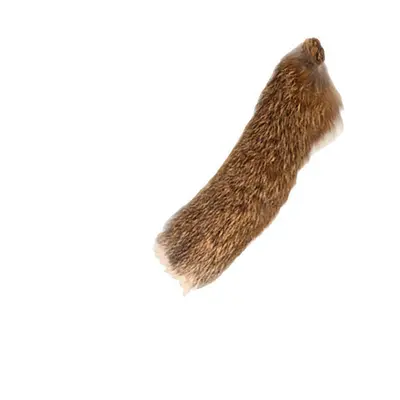 Natural Rabbit Fur Plush Cat Toy with Scent, Rabbit Tail Fur Strip - 6