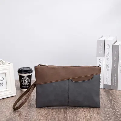 Herren-Clutch im klassischen Umschlagdesign aus PU-Leder - 2