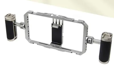 Aluminum Alloy Phone Cage with Expansion Bracket, Handheld Stabilizer Frame - 7