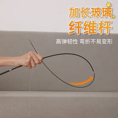 Telescopic Cat Teaser Wand 1.8 m Four-Section With Replaceable Heads - 5