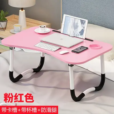Curved Foldable Bed Laptop Desk for Bay Window - 13