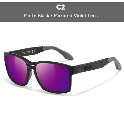 KDEAM Polarisierte Sonnenbrille TR90 Outdoor-Sportbrille UV-Schutz KD0736 - 8