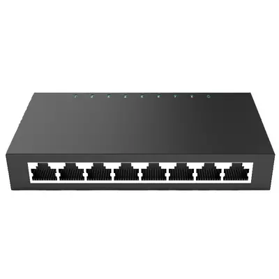 8-Port Gigabit Ethernet-Switch mit Stahlgehäuse, 1000M