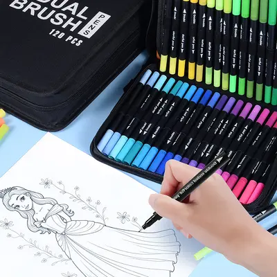Beidseitiger Aquarellstift Kunstmalerei umweltfreundlich