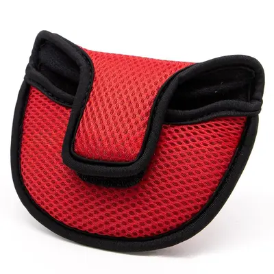 Nylon-Netz Golf-Putterhülle, halbrunder Schlägerkopfschutz - 9