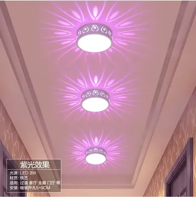 Modern Minimalist LED Corridor Light, Recessed Spotlight and Entryway Light