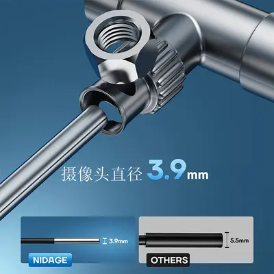 4.3 inch HD screen endoscope automatic repair industrial pipe sewer probe waterproof camera 3.9mm
