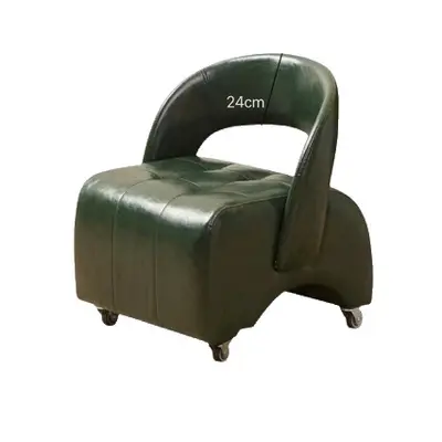 Wheeled Rolling Stool with Backrest for Living Room, Adult and Child