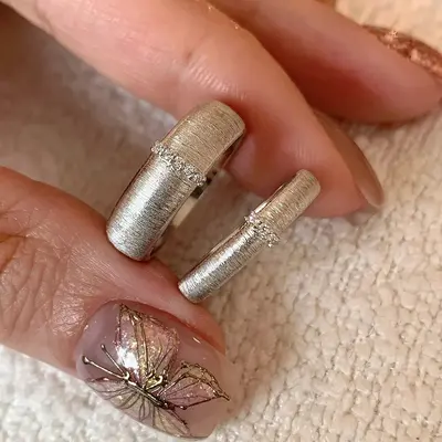 S925 gümüş zirkon yüzük kadın, antika stil - 10