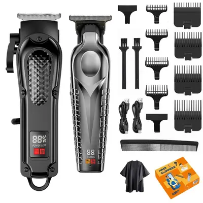 Retro Electric Hair Clipper Multifunctional Set for Salons - 9