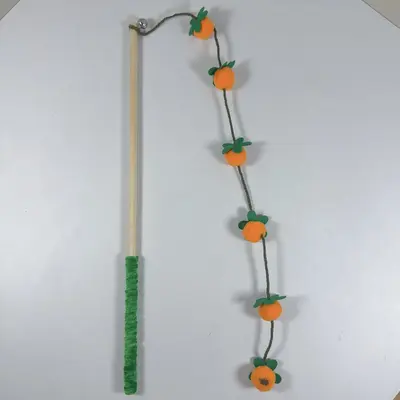 İnteraktif Kedi Oyuncağı Seti, Çanlı Peluş Şerit Kedi Çubuğu - 9