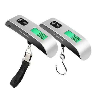 Sınır ötesi popüler ev taşınabilir taşınabilir tartı mini elektronik tartı toptan seyahat bagaj ölçeği 50 kg kanca ölçeği - 6