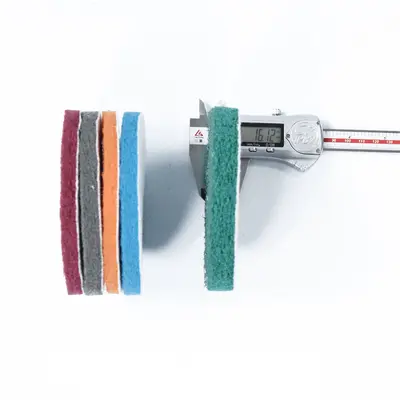 Cross-border wholesale industrial scouring pad electric drill brush kitchen cleaning rust remover sanding brush cloth flocked scouring pad