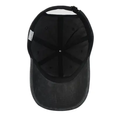 Euro-American Cross-Border Water-Washed Four-Seam Vintage Baseball Cap Distressed Denim Duck Bill Cap Hot-Selling Plain Cap Custom Logo - 4
