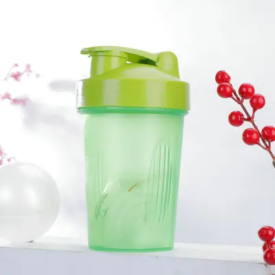 Spor spor protein tozu su bardağı öğrenci 400 ml şeffaf plastik bardak kullanışlı bardak ölçekli karıştırma çalkalayıcı bardak - 10