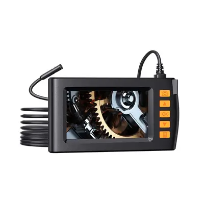 High-Definition 4,3-Zoll-Display Industrie-Endoskop IP67 wasserdicht Dual-Objektiv Kfz-Wartungs-Rohrkamera Sonde 8mm