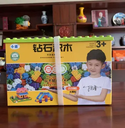228-teilige Geschenkbox Kinder-Bausteine, Lernspielzeug - 1