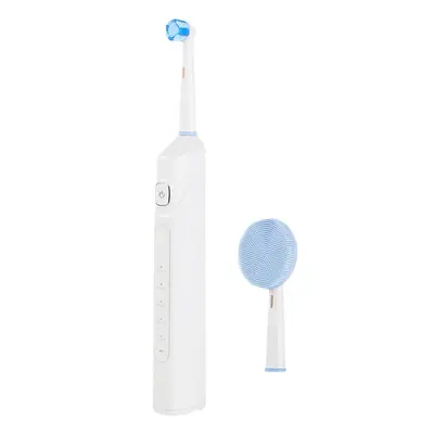 Elektrische Zahnbürste mit Gesichtsreinigungsbürste, 2 in 1