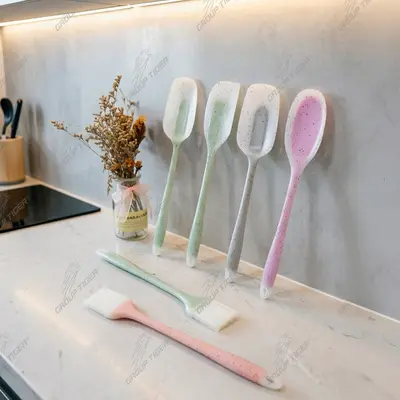 qh Amerikan Tarzı Silikon Kaşık Spatula Seti Silikon Spatula Silikon Tava Spatulası Mutfak Araçları Mutfak Gereçleri Isıya Dayanıklı 230℃ - 1