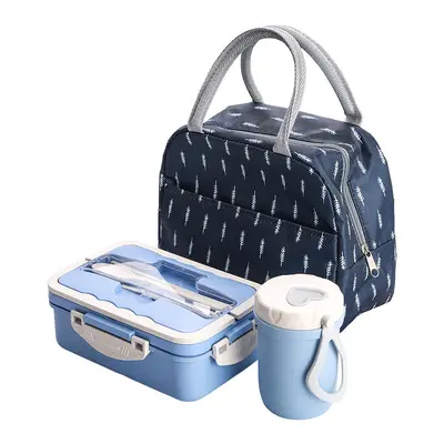 Wheat Straw Insulated Lunch Box, Microwave Safe, with Compartments