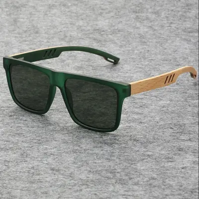 2023 Retro Bamboo Wood Men's Sunglasses, Anti-UV Polarized