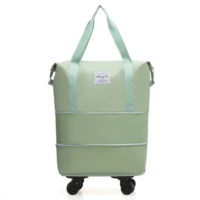Expandable travel bag, wheeled, foldable, large capacity - 10