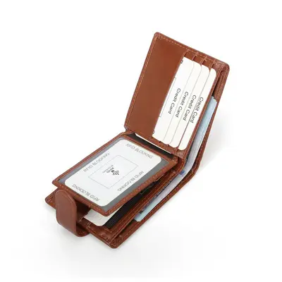 Birinci Sınıf Deri Erkek Cüzdan, RFID Korumalı, Kısa Model - 4