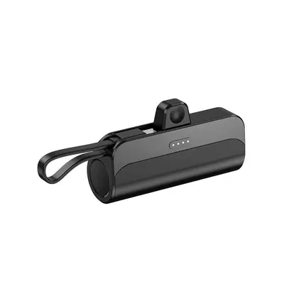 KC Mini Yüksek Kapasiteli Kablolu Kapsül Powerbank Taşınabilir Hızlı Şarj Mobil Güç Kaynağı Hediye Toptan Özel Üretim