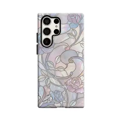 Samsung S26 Ultra abstract line floral hard shell case