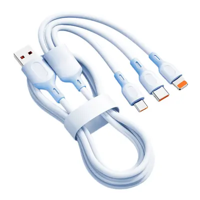 120W Fast Charging 3-in-1 Cable Apple/Huawei/Android