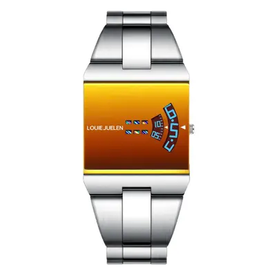 Herrenarmbanduhr, Quarz, Edelstahl, wasserdicht - 5