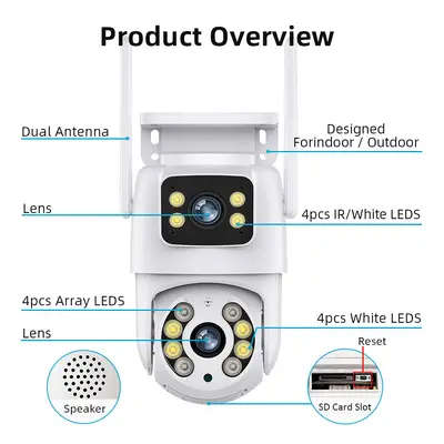 Xiongmai iCSee WiFi Camera, 6MP, Outdoor Binocular