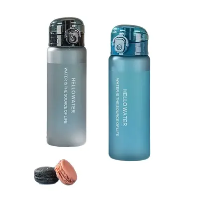 Çapraz Sınır Mat Sporcu Su Şişesi Yüksek Değerli Büyük Kapasiteli Taşınabilir Öğrenci Açık Hava Bardağı water bottle
