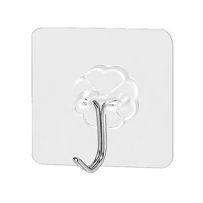 No-Drill Adhesive Wall Hooks, Nail-Free, Strong Hold, Damage-Free