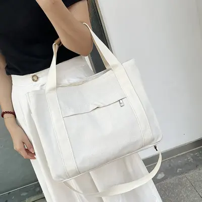 Grenzüberschreitende spezielle Canvastasche-Beschaffung, großes Fassungsvermögen, mehrfächrig, hochwertige Stofftaschen, multifunktionale Handtaschen und Umhängetaschen, Waren aus Herkunftsquelle. - 9