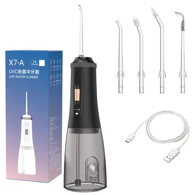 UV Dezenfeksiyonlu Taşınabilir Diş Duşu 300 ml Pistonlu Pompa - 8