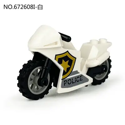 Motosiklet Yapı Taşı Modeli, Harley Trafik Polisi, Döner Tekerlekli - 7