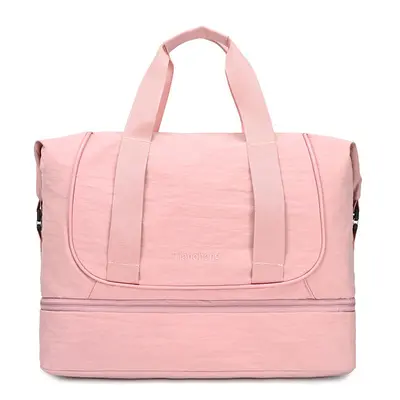Erweiterbare Reisetasche für Damen mit großem Fassungsvermögen, Kurztrip-Reisegepäcktasche, tragbarer Organizer, leichte Umhängesporttasche für Fitness - 7