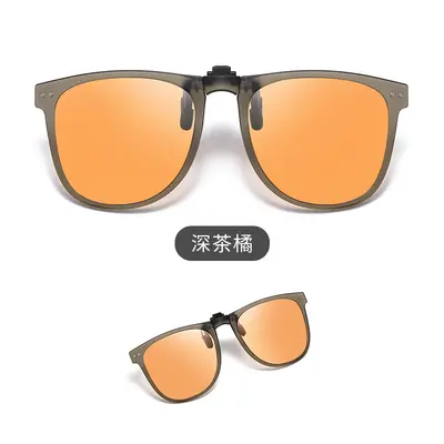 Foldable Clip-On Polarized Sunglasses, SSS12 Model, UV Protection - 10