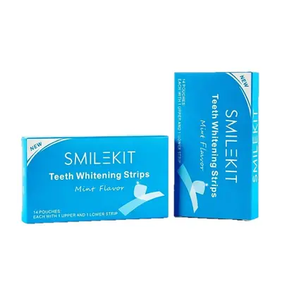 外贸PAP+美白牙贴炫白牙贴牙齿美白贴Teeth Whitening Strips厂供