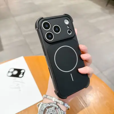iPhone 17 Pro Max Hülle mit großem Sichtfenster, vier Ecken Airbag - 12